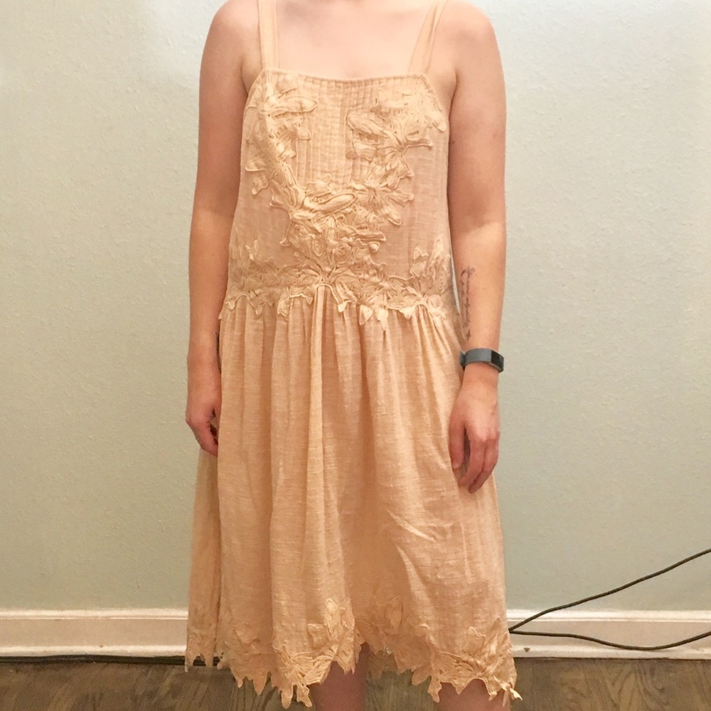 Free people lace slip dress